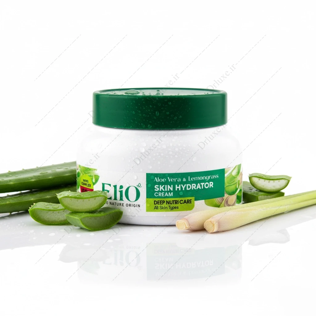 کرم مرطوب کننده کاسه‌ای آلوئه ورا و علف لیمو الیو 200 میلی‌لیتر